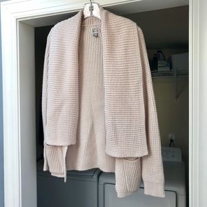 Converse Beige Cardigan Sweater XS